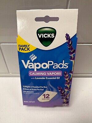 VICKS VAPOPADS CALMING VAPORS 12 PACK NEW