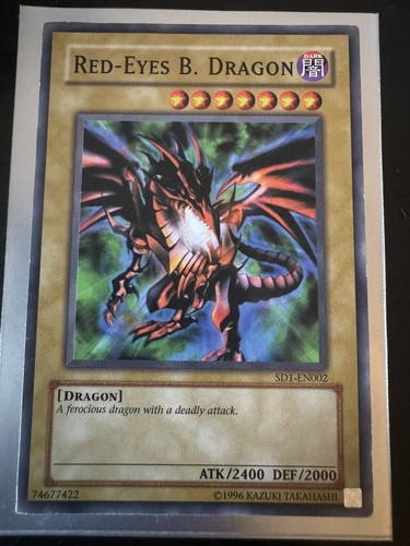 B.dragon Yugioh Red-Eyes B. Dragon SD1-EN002 | eBay