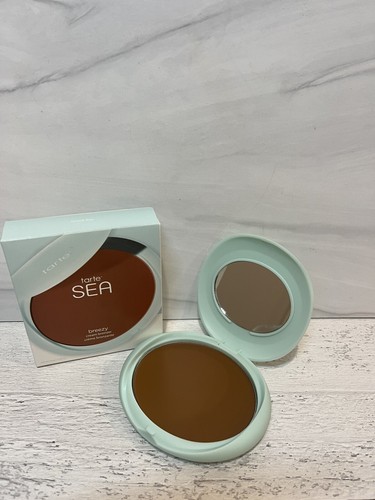 near by us / tarte bag（3size／cozy cream） Tarte SEA Breezy Cream Bronzer GRACE BAY Full Size 16g New
