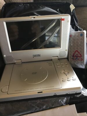 (179) Jwin DVD/cd Player All Attachments New In Case 