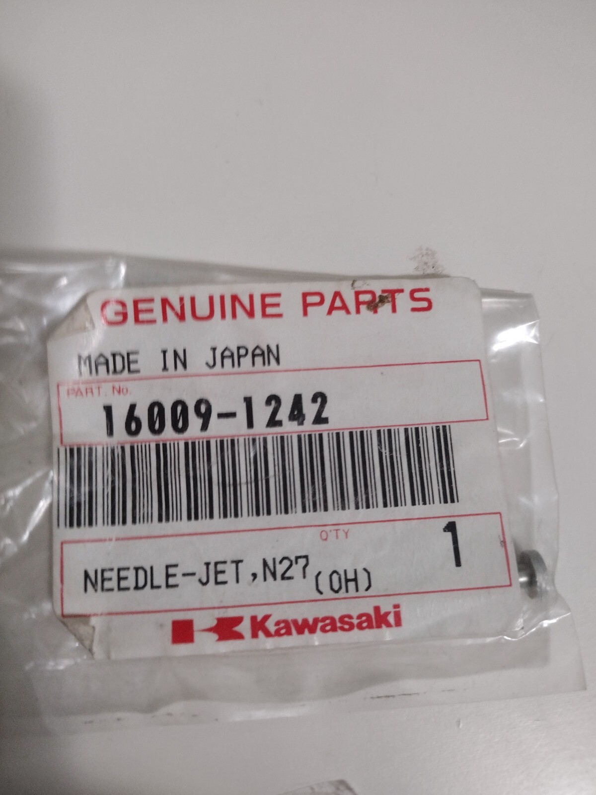 Results［カセット］ Kawasaki 16009-1242 Needle Jet N27A ZX900 (1984-1986) NOS