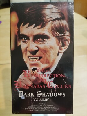 DARK SHADOWS THE RESURRECTION OF BARNABAS COLLINS VHS VOLUME 1 NEW SEALED