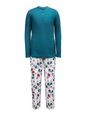 

Семейная пижама Мужская зеленая рубашка для сна Размер, Зеленый