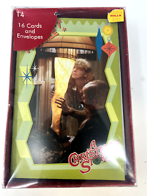 Box of 11 A Christmas Story Holiday Cards Mom Parker Ralphie Leg Lamp Fragile