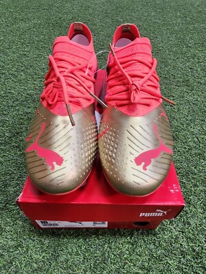 Puma Future Z 2.4 Neymar Jr Fg Men's Soccer Shoes Gold-Orange