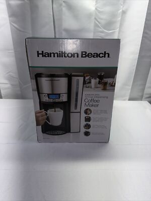 Hamilton Beach One Press Programmable Dispensing Drip Coffee Maker with 12 Cup