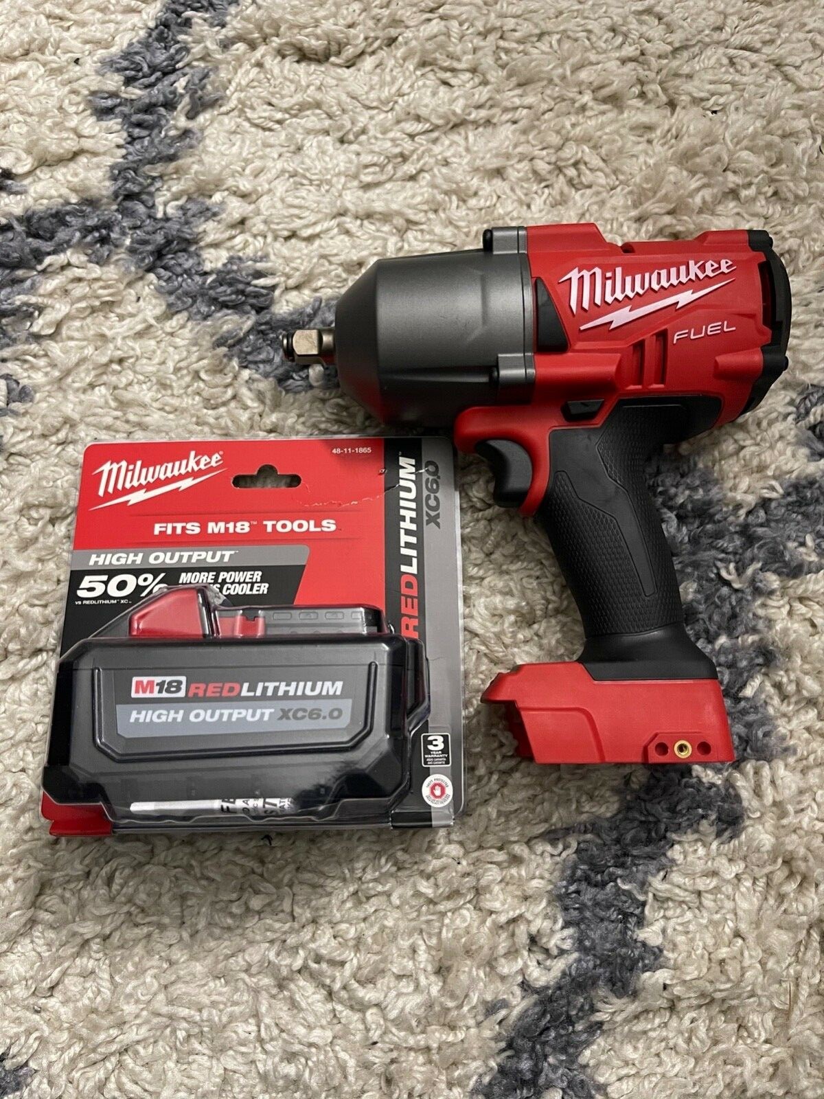 Milwaukee 276720 M18 FUEL High Torque 1/2" Impact Wrench with Friction