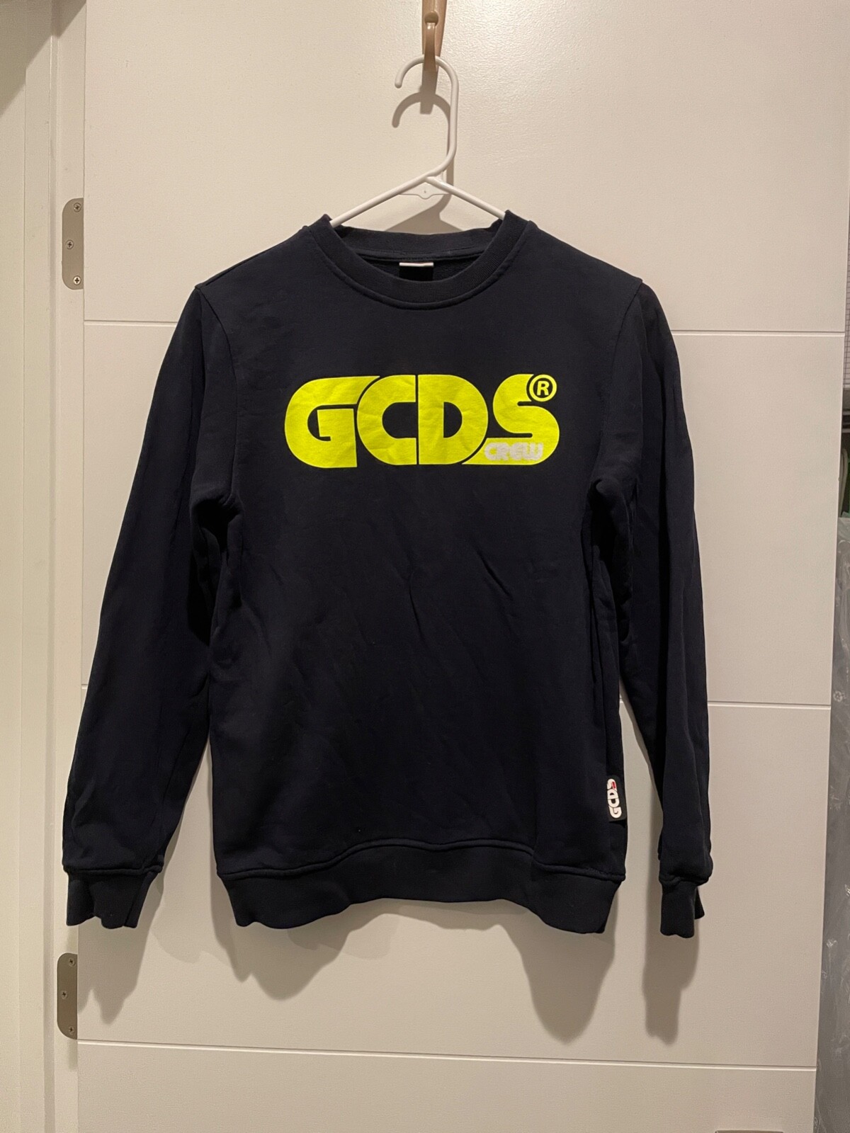 GCDS Mini Crew Boy Girl Logo Sweater Sweatshirt Long Sleeve