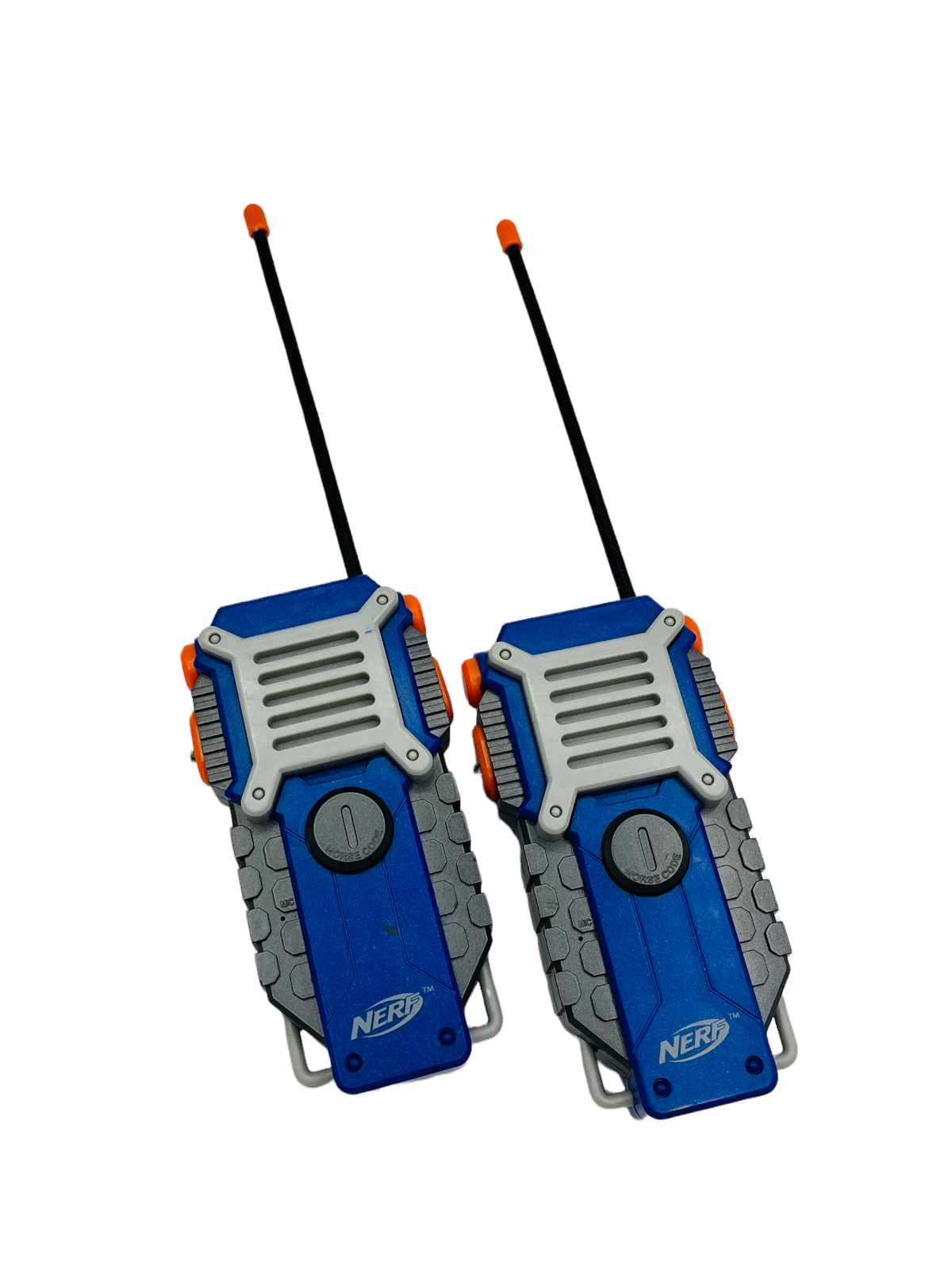 Handheld Toy 2pc Set Blue Orange Hasbro Tested Work