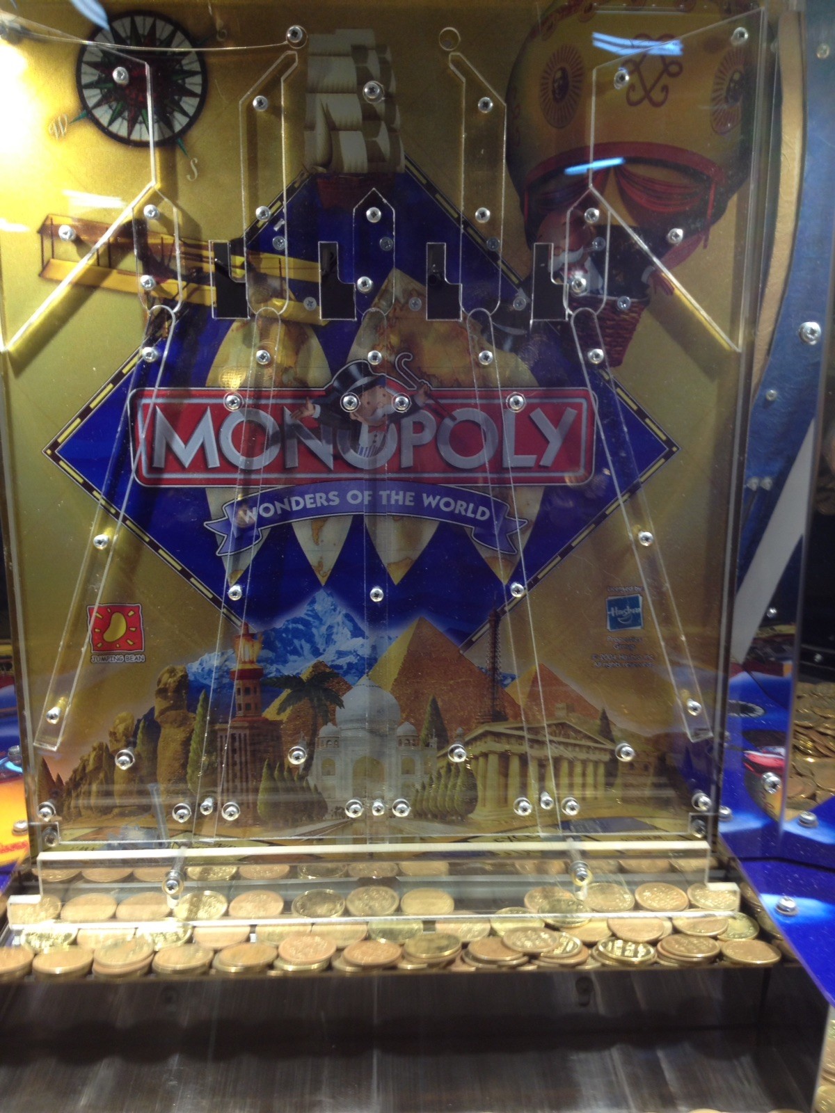 Monopoly 3 player Coin Pusher made by  ICE