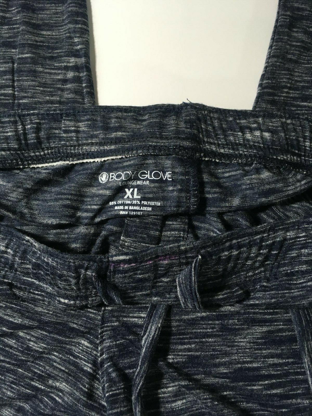 Body Glove Men's Draw String Waist Casual Jersey Lounge Weekend Pants Size XL