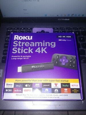 Roku Streaming Stick 4K Media Player HD | 4K | HDR - BRAND NEW FREE SHIPPING!