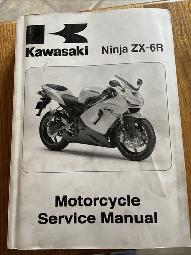 Kawasaki NINJA OEM Service Manual 2005 ZX6 PN 99924-1345-01