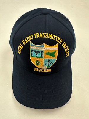 The Corps Naval Radio Transmitter Facility  Blue Baseball Cap Hat One Size