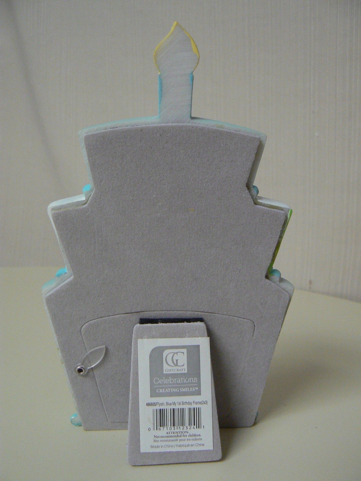 Giftcraft BLUE MY FIRST BIRTHDAY PHOTO FRAME 2.25