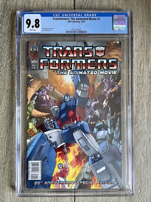 Transformers The Animated Movie #1 CLASSIC Transformers KEY - CGC 9.8