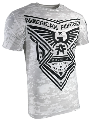 American Fighter Men's T-Shirt Yardley Premium Athletic White XS-4XL