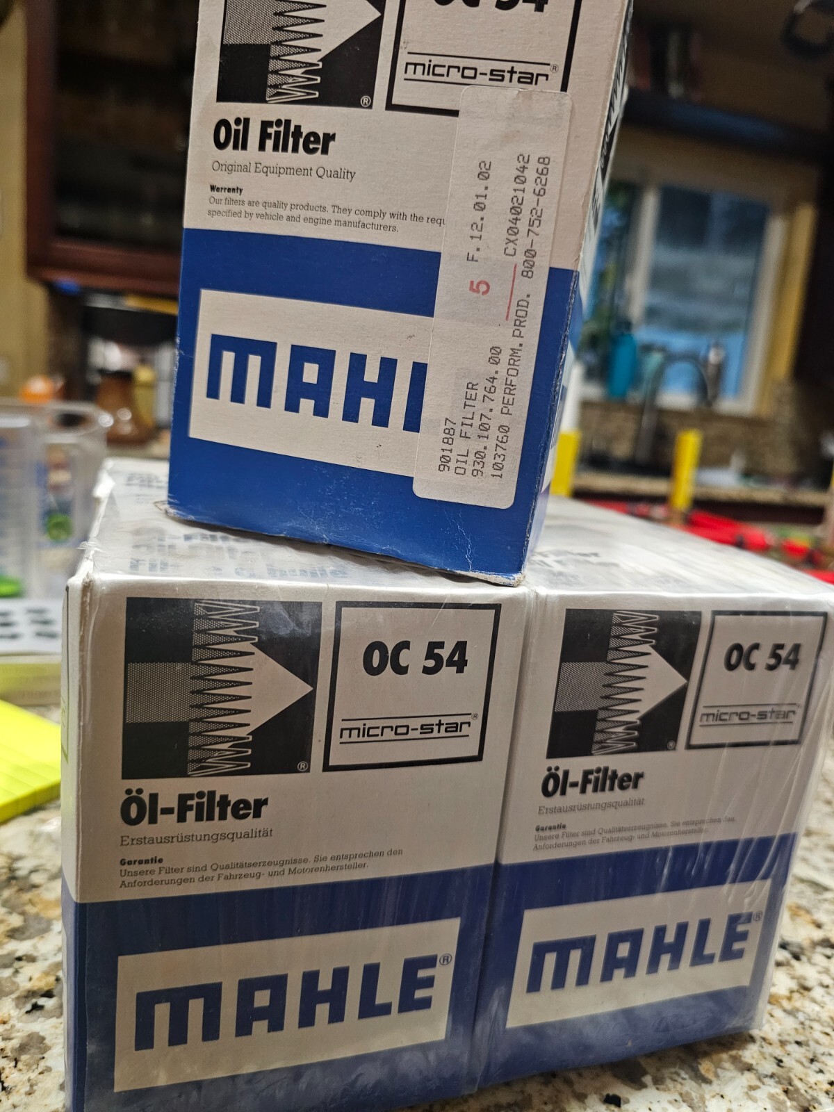 5 Pack! Mahle Oc 54 93010776401 930 107 764 01 H2