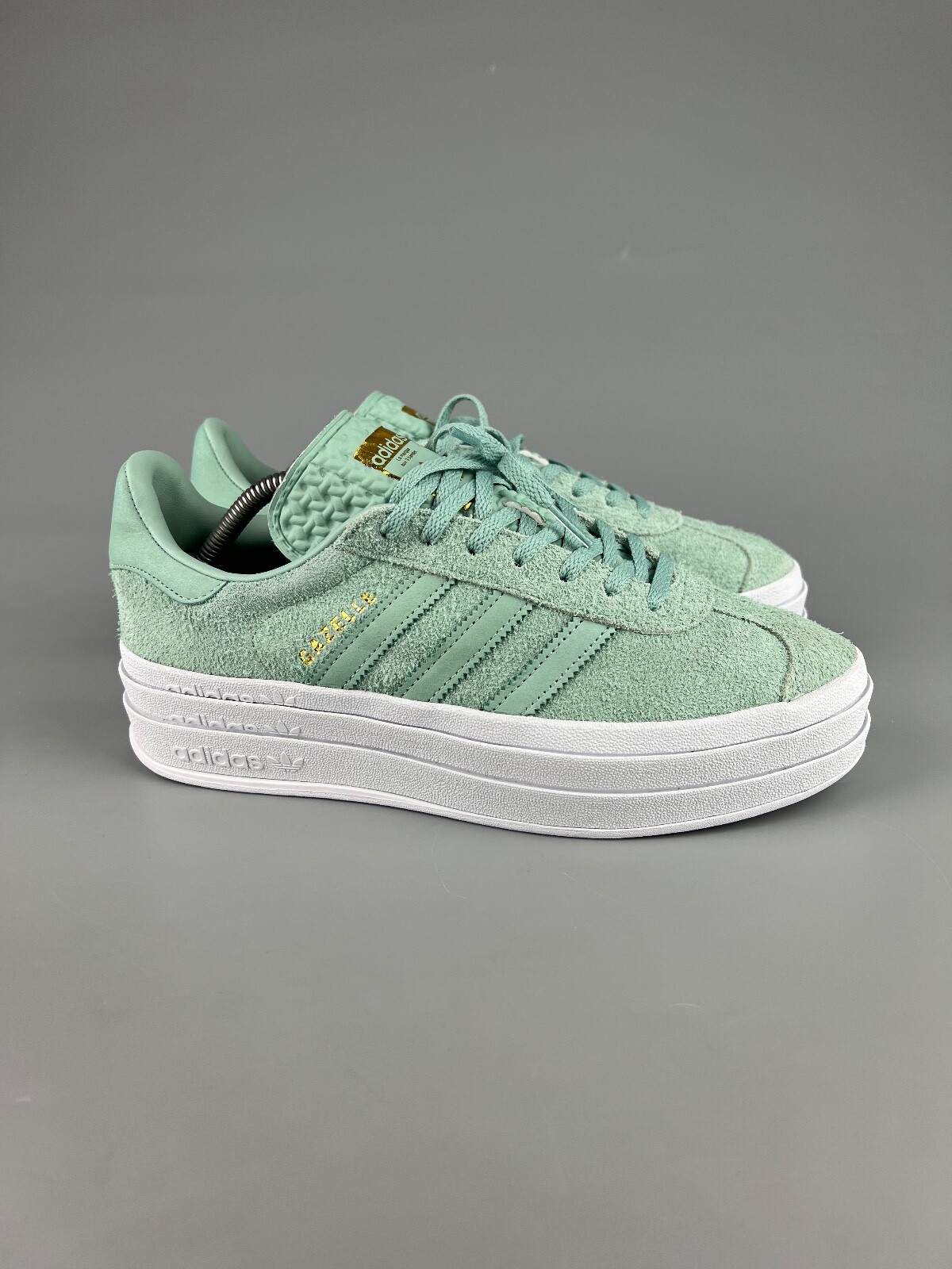 US9.5 Adidas Gazelle Bold Mint Women's Sneakers IG4381 | eBay