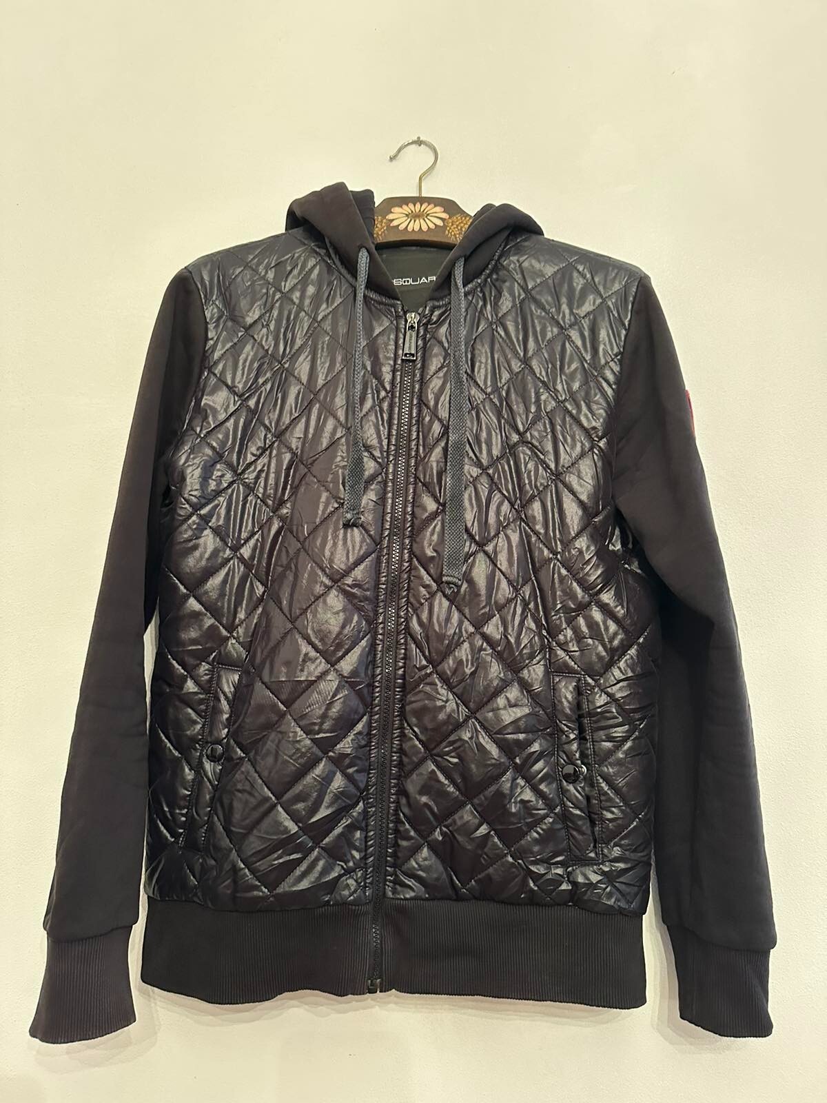 Dsquared2 Bomber Hooded Jacket Black | eBay
