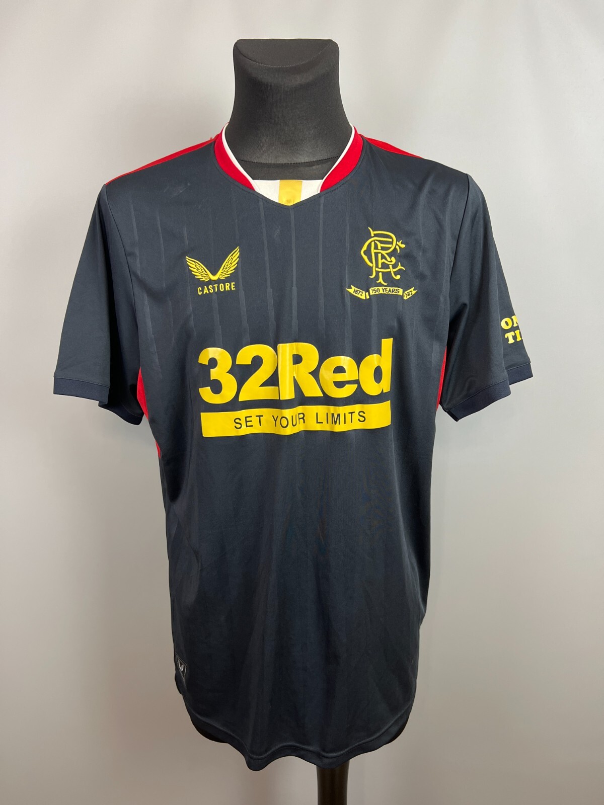RANGERS 2021 2022 AWAY SHIRT FOOTBALL SOCCER JERSEY CASTORE
