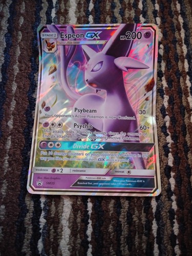 Pokemon TCG JUMBO ESPEON GX SM35 SM Black Star Promo