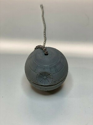 Star Wars Death Star Ceiling Fan Decor with 3.2 mm Chain Xmas Tree Ornament Grey
