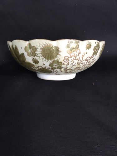 ASIAN ANTIQUE JAPANESE HAND PAINTED GOLD IMARI  BOWL