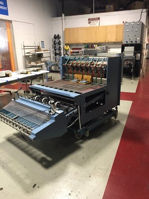 Used 1997 MBO SBAP-82ME Vertical Pressing Delivery, 24-pin