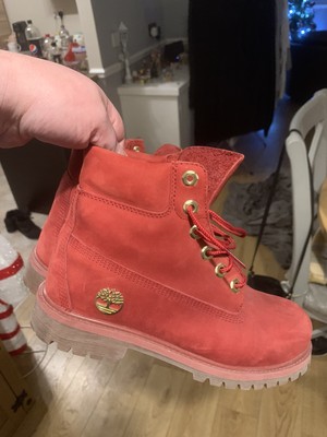 red timberlands limited edition