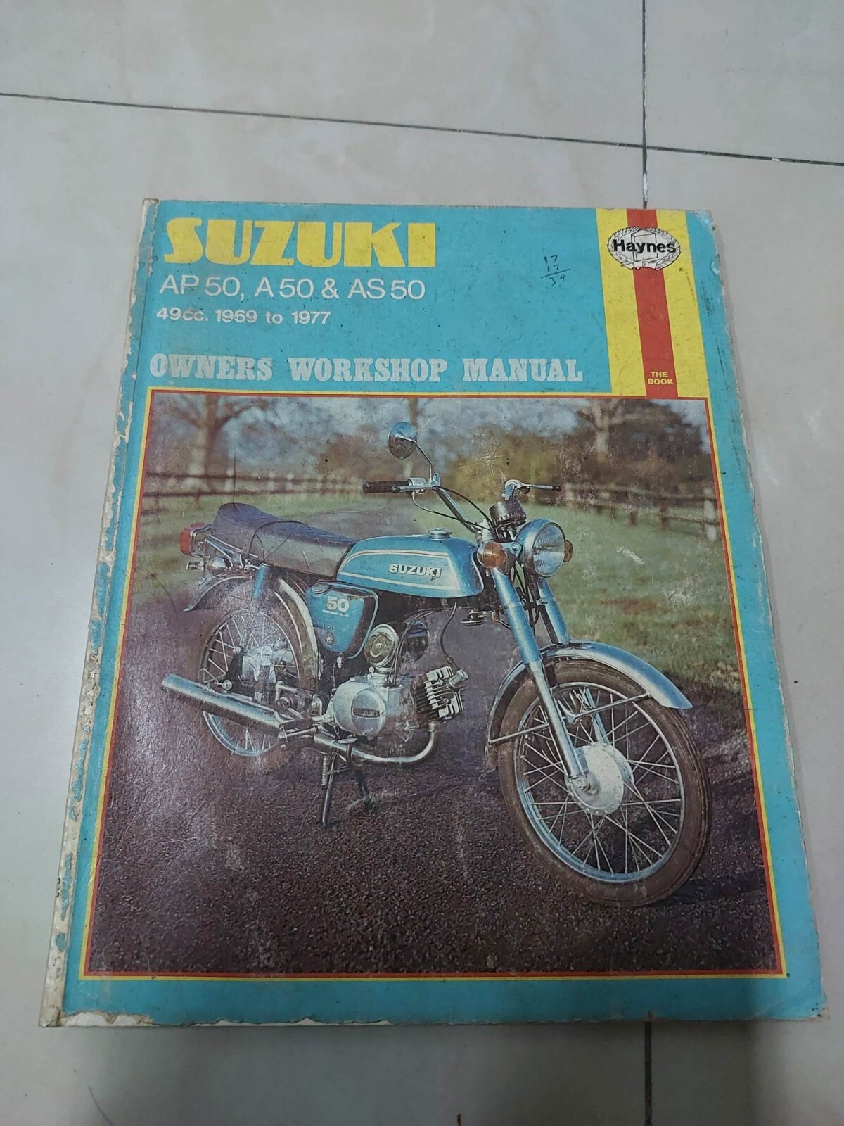 SUZUKI 1969-77 A50-AS50-AP50 OWNERS WORKSHOP MANUAL CATALOG