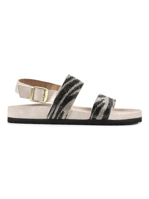 

WHITE MOUNTAIN FOOTBEDS Женские черные сандалии на открытой платформе с ремешком на пятке, 6 м, Черный, HESITANT W33114