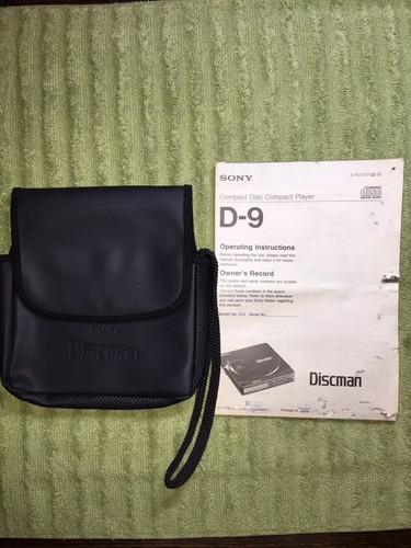 Sony D-9 Portable Discman Vintage Audiophile CD Player Digital Audio Mint In Box