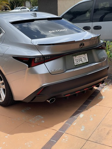 For Lexus IS250 IS300 IS350 Rear Trunk Lip Spoiler Wing TPU Sticker ...