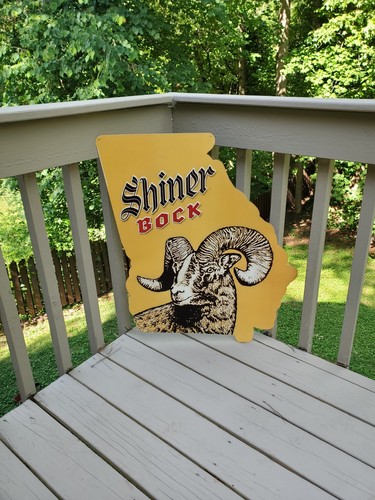 Shiner Bockクラフトビール看板縦長さ　79　横　49.5 Shiner Bockクラフトビール看板縦長さ 79 横 49.5 Shiner Bock