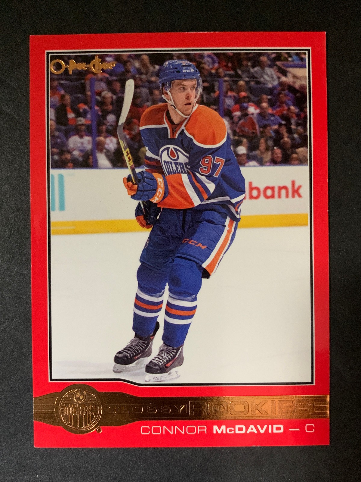 2015 Upper Deck OPC O-Pee-Chee Glossy #R-1 Connor McDavid RC Rookie