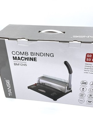 Binding Machine, TIANSE 21-Holes, 450 Sheets, Comb Binding Machine Starter Kit