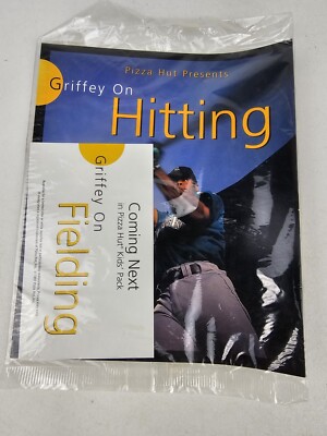 Ken Griffey Jr Seattle M s U 1997 Pizza Hut On Hitting Book, NEW FACTORY SEALED