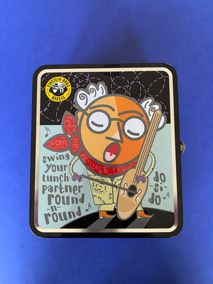 MINT 2002 Einstein Bros. Bagels Retro METAL lunchbox BUCKAROOS unused