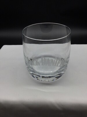 Jack Daniel's Old No. 7 Whiskey Lowball 8 Oz. Glass Embossed