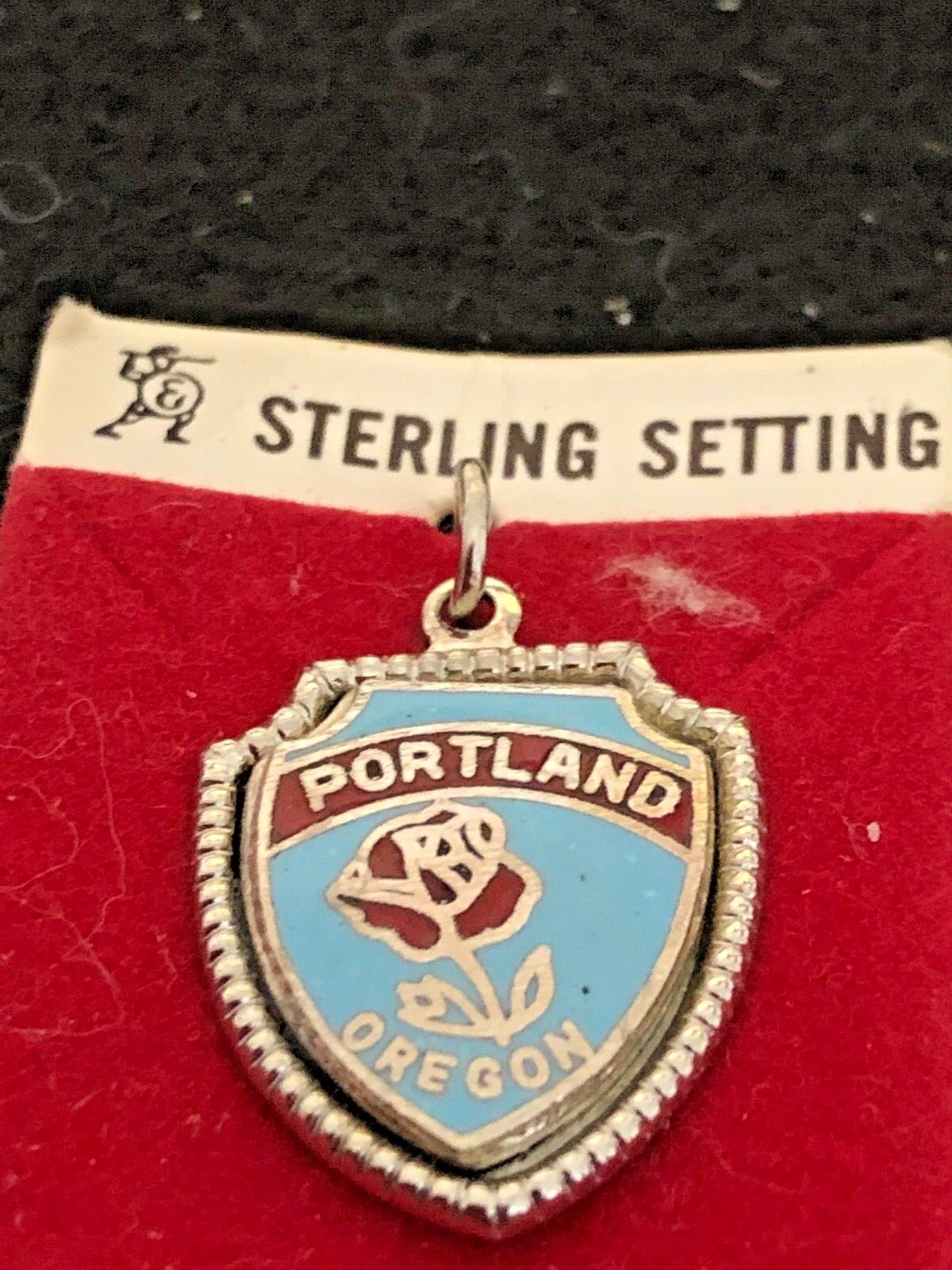 PORTLAND OREGON STERLING SILVER CHARM