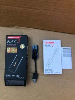 CREATIVE SOUNDBLASTER PLAY 3 HI-RES USB DAC AMP