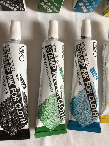 10 Tubes Riso Gocco Printmaking Ink For Cloth Screenprinting Inks