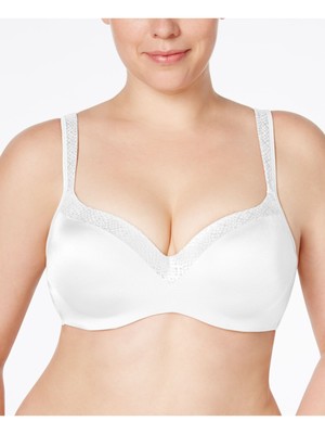 

BALI Intimates Белый Бюстгальтер на косточках с более высокими боковыми чашками и более высокой спиной, DF4823