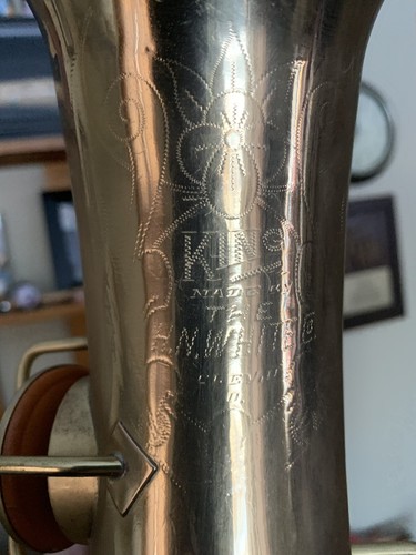 VINTAGE (1935-1940) KING H.N. WHITE ALTO SAXOPHONE Low Pitch. Very Clean