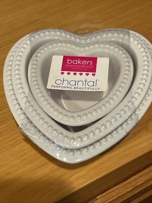 Chantal Heart Shaped Stoneware Bowl / Dish - 3 cup Model 93-HBB15 White 2006