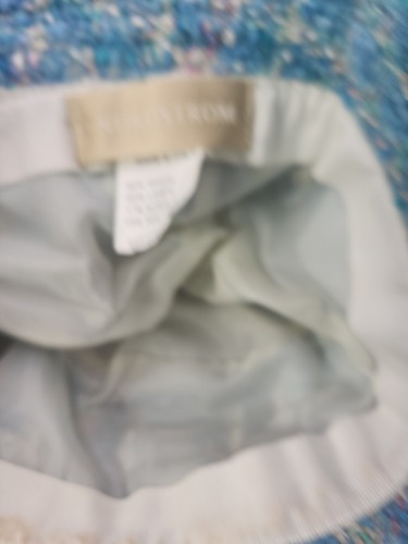 Nordstrom Wool Linen Bucket Cap Made In Italy Flower Accent