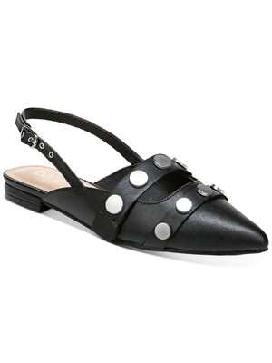 

Женские черные туфли без застежек Josee на блочном каблуке BAR III с заклепками и острым носком, размер 7,5 м, Черный, 10009057600