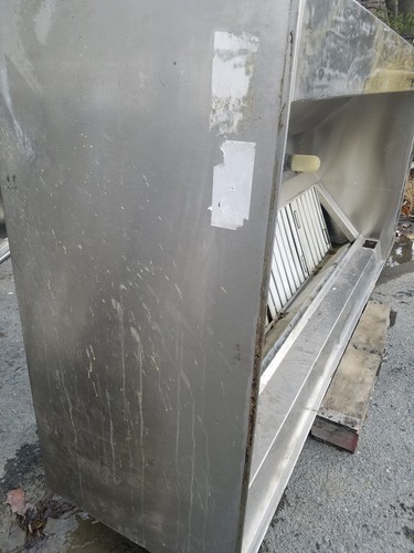 Stainless Steel 9ft Wide Commercial Exhaust Hood