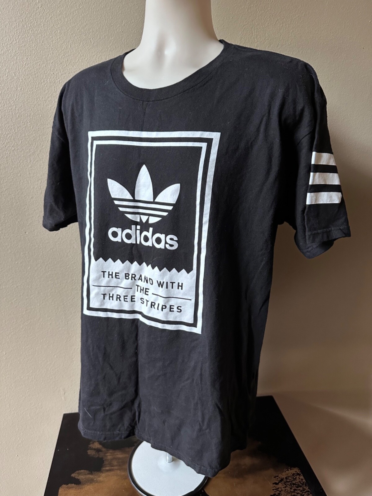 90's”カナダ製”adidas “三本線”ボロt-shirt Adidas 90s Vintage T-shirt Soccer Streetwear Fashion Korn